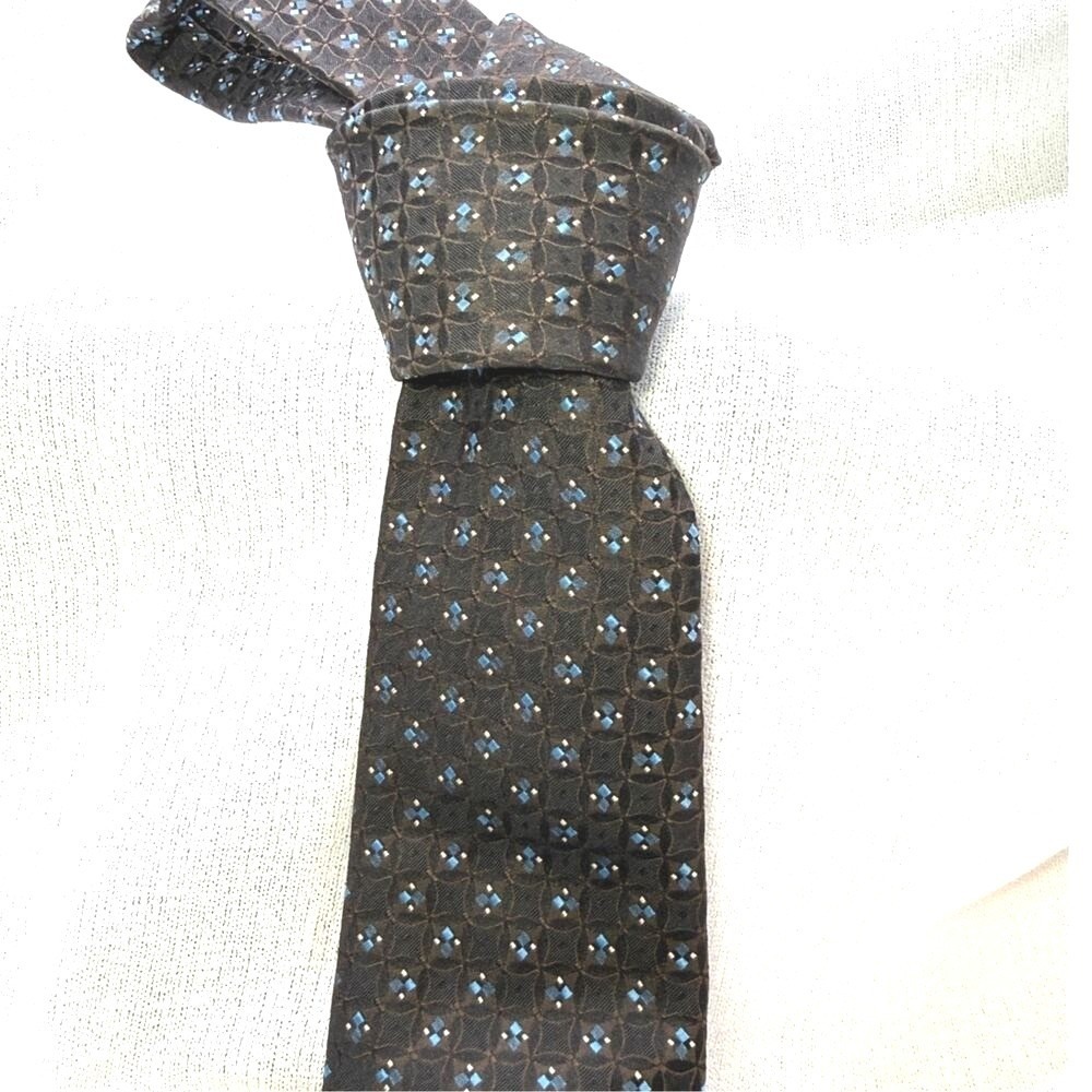 Vintage KITON Napoli Men's 100% Silk Sevenfold Necktie - Made in Italy